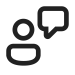 Person Feedback SVG Icon